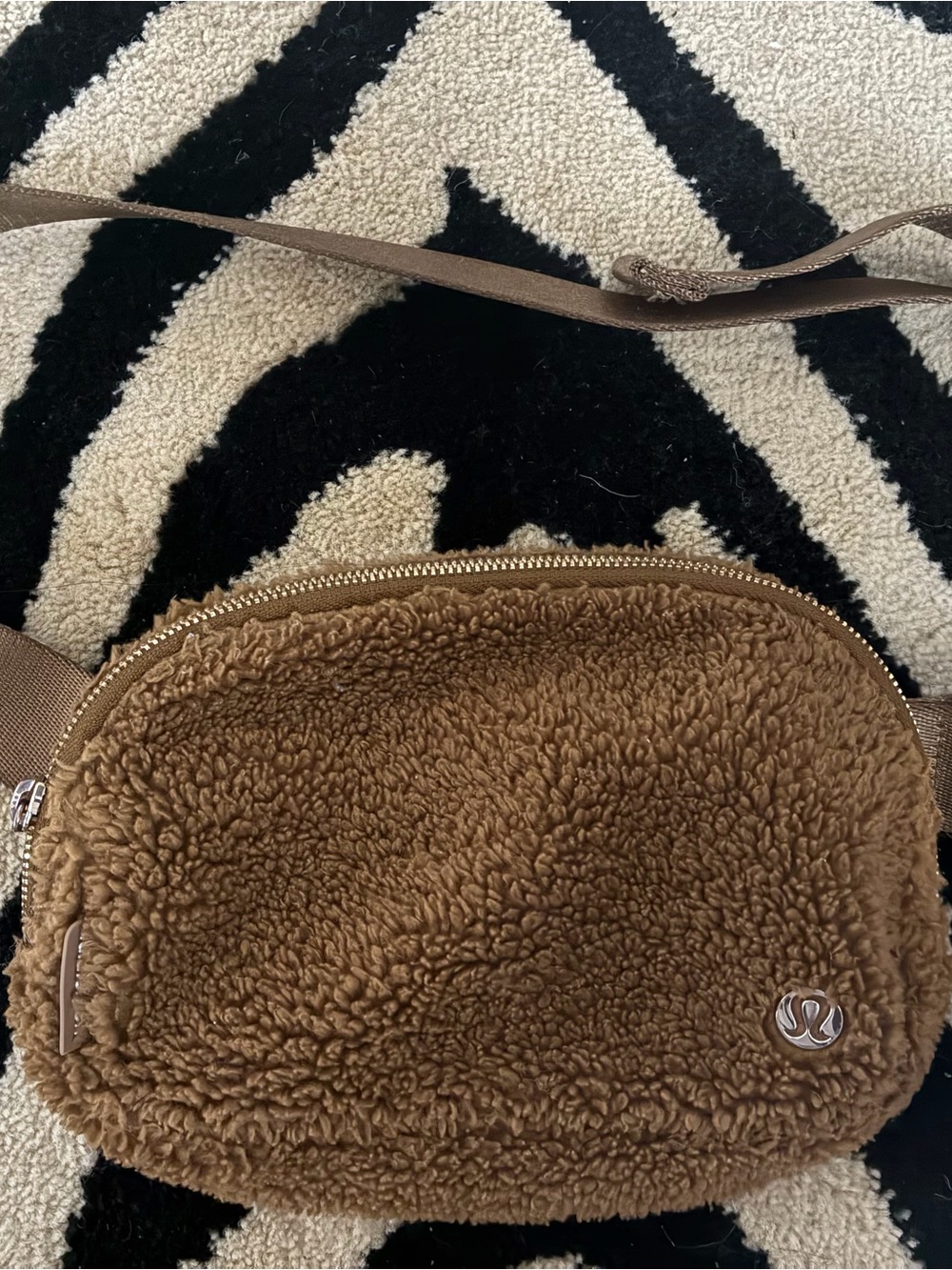 lululemon athletica Brown Sherpa Crossbody Bag